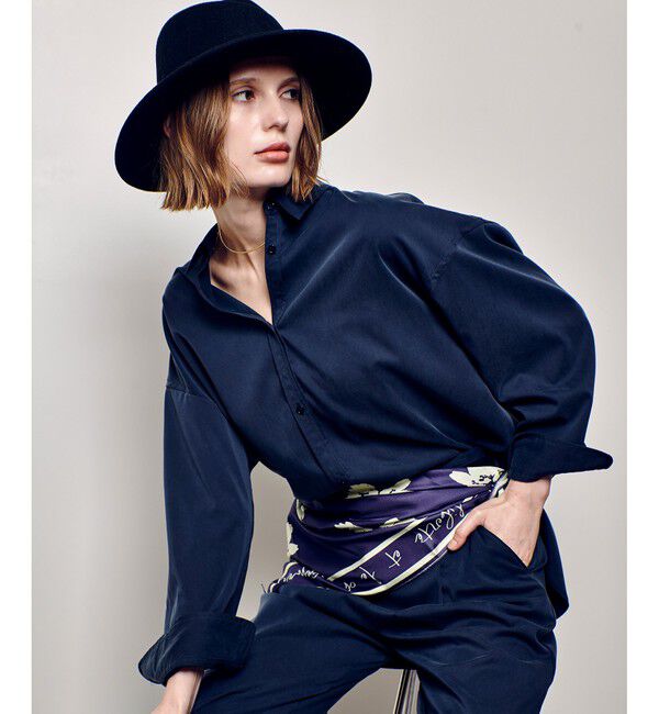 allureville「フィブリルカシュクールシャツ」|シャツ・ブラウス|