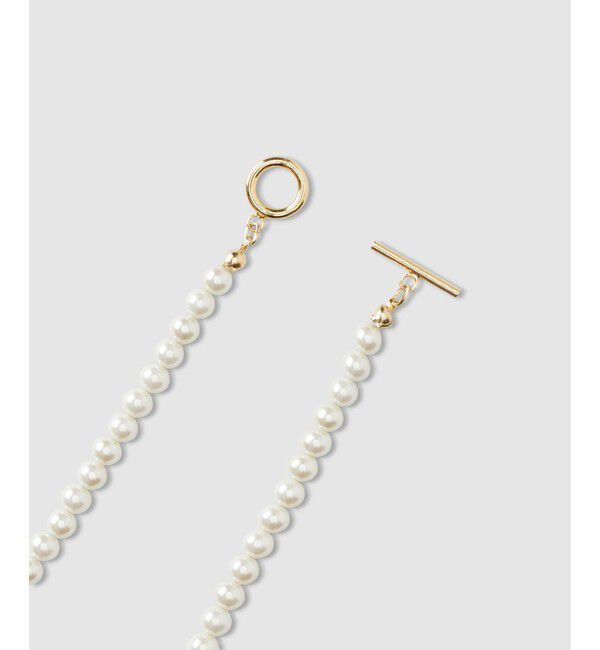 allureville「グラスパールロングネックレス」|ネックレス|