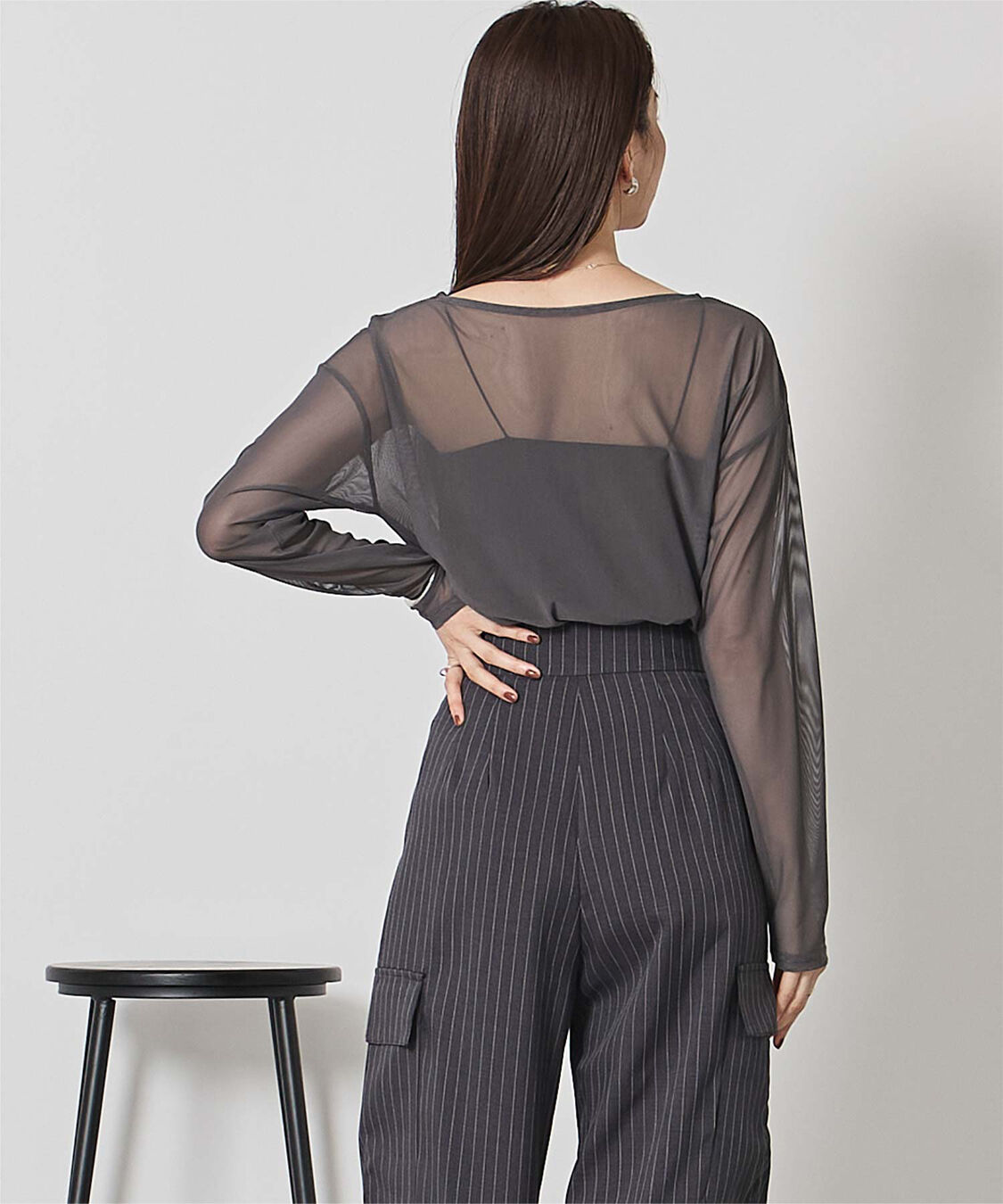 ur's「シアーボートネックプルオーバー」|Tシャツ・カットソー|