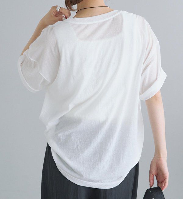  「コットンナイロンシアーオーバーTシャツ」|Tシャツ・カットソー|