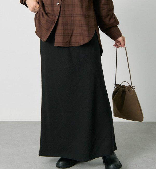  「【インフルエンサーセレクト】ソフトツイルバイヤススカート」|スカート|