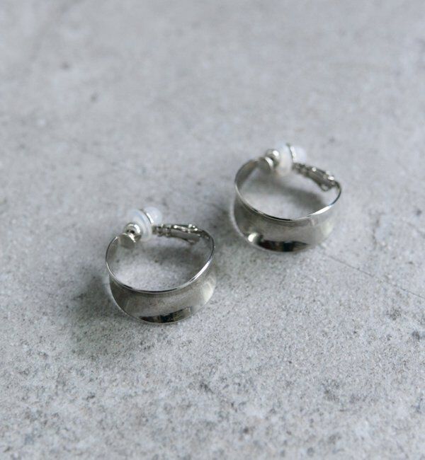  「メタルフープイヤリング」|イヤリング|シルバー