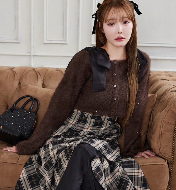  「【HolidayCollection】ニットSETイレヘムワンピース」|ワンピース|