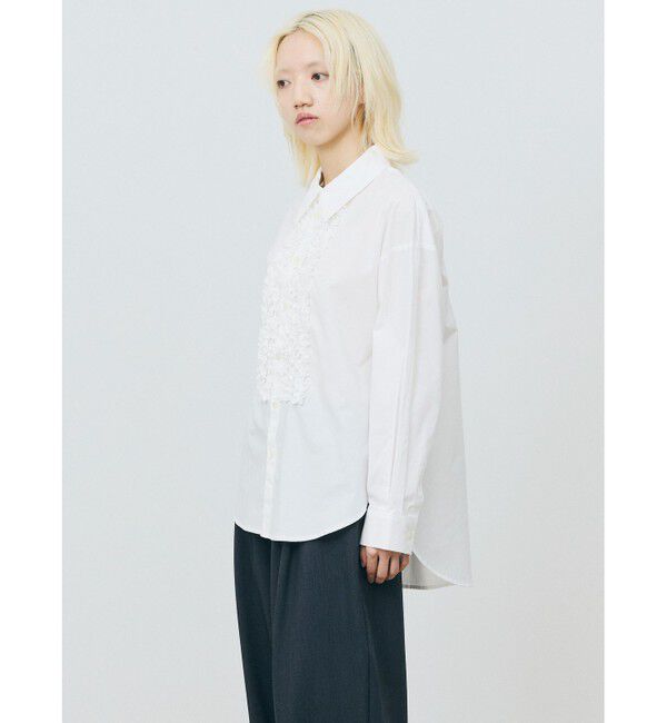 MARMARMAR「MARMARMAR フリルドレスシャツ」|シャツ・ブラウス|