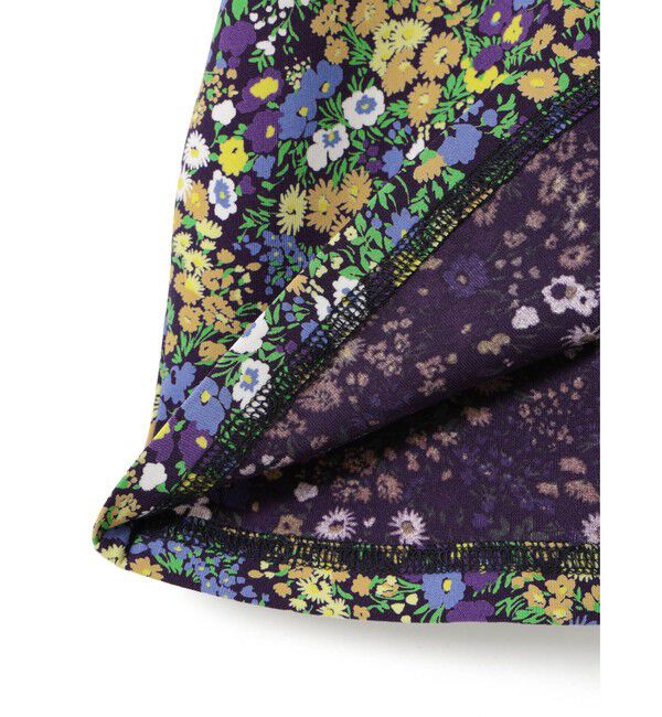 mizuiro ind「mizuiro ind フラワープリントTシャツ」|Tシャツ・カットソー|