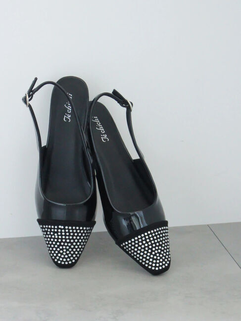 Te chichi「スタッズミュール」|パンプス|ブラック