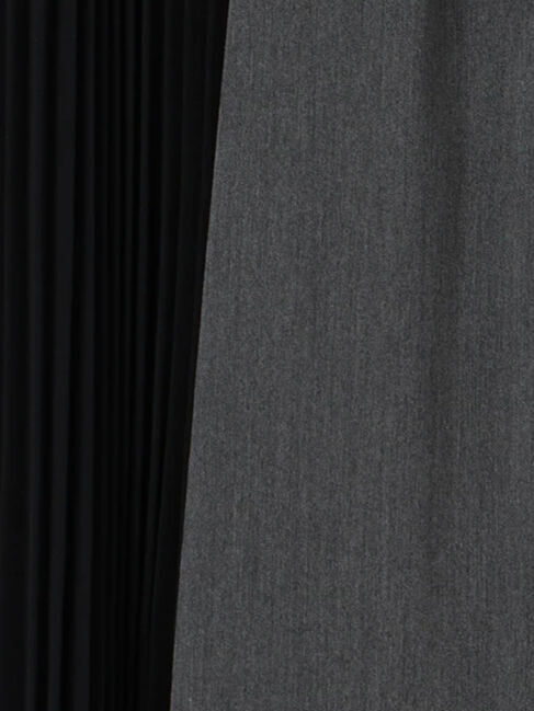 Te chichi「アシンメトリープリーツコンビスカート」|スカート|