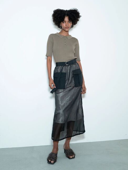 Te chichi「シアービッグポケットスカート《2025summer catalog item》」|スカート|