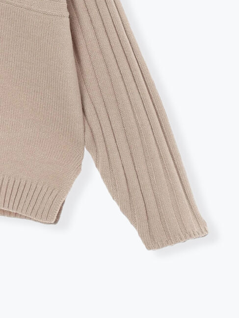 Lugnoncure「編地切替クルーネックニット」|ニット・セーター|