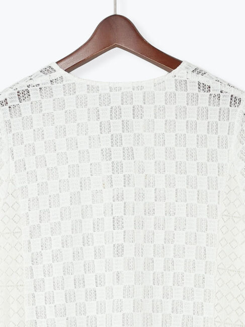 Te chichi「【Atelier ChouChou】レースコンビパネルワンピース」|ワンピース|