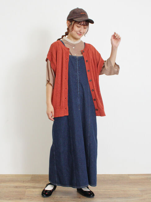 Samansa Mos2「テープヤーン前後2WAYベスト」|ダウンベスト・ベスト|