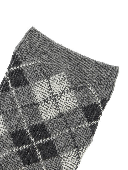 Samansa Mos2「アーガイルハイソックス」|ソックス|