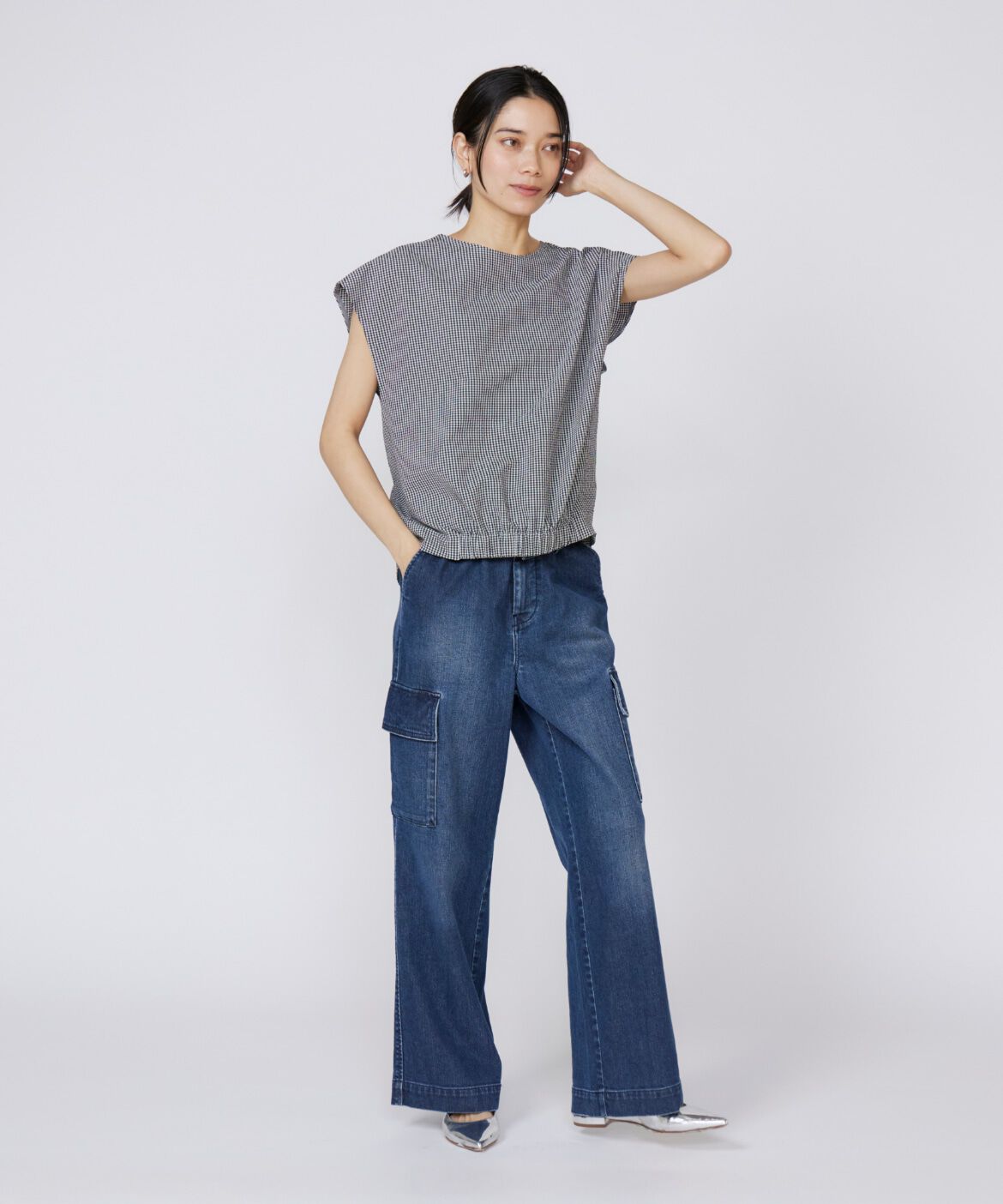 INED「フレンチスリーブトップス」|シャツ・ブラウス|