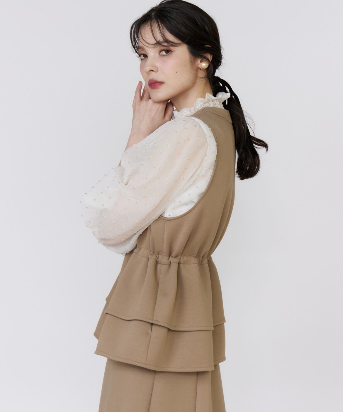 Maglie le cassetto「《ﾌﾗﾝﾄﾞﾙ45周年限定ｺﾚｸｼｮﾝ》《大きいｻｲｽﾞ》ﾍﾟﾌﾟﾗ  」|ダウンベスト・ベスト|