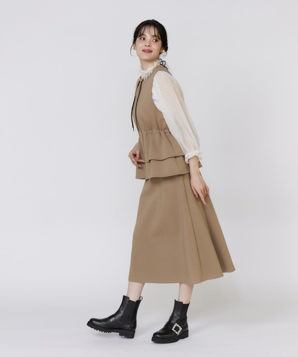 Maglie le cassetto「《ﾌﾗﾝﾄﾞﾙ45周年限定ｺﾚｸｼｮﾝ》《大きいｻｲｽﾞ》ﾍﾟﾌﾟﾗ  」|ダウンベスト・ベスト|