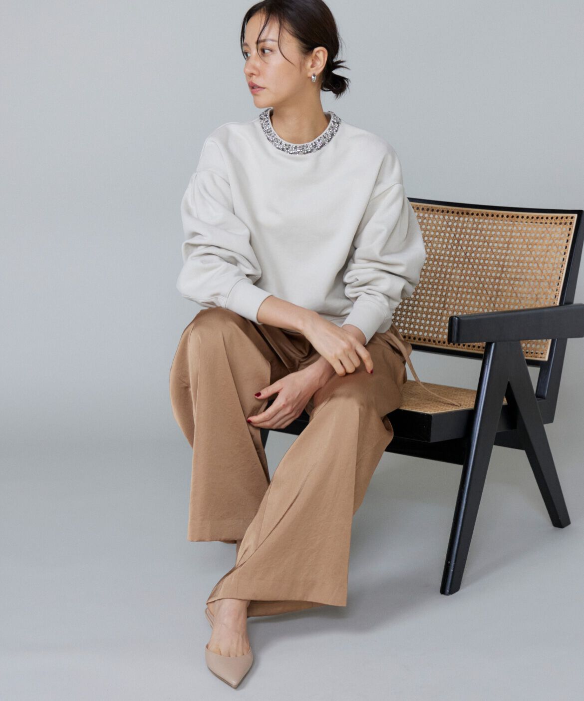 Le Souk「サテンワイドパンツ」|その他|