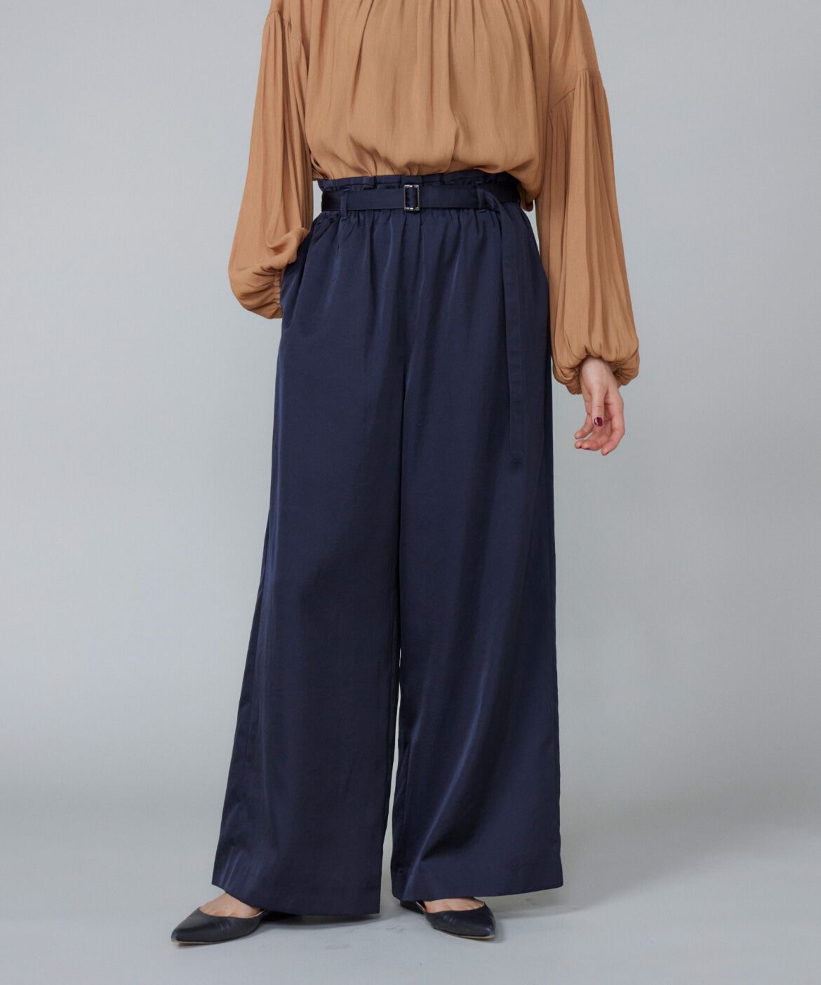 Le Souk「サテンワイドパンツ」|その他|