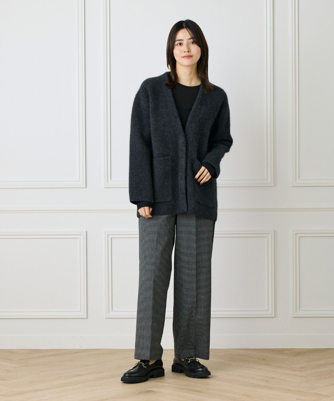 7-IDconcept.「センタープレスワイドパンツ」|その他|