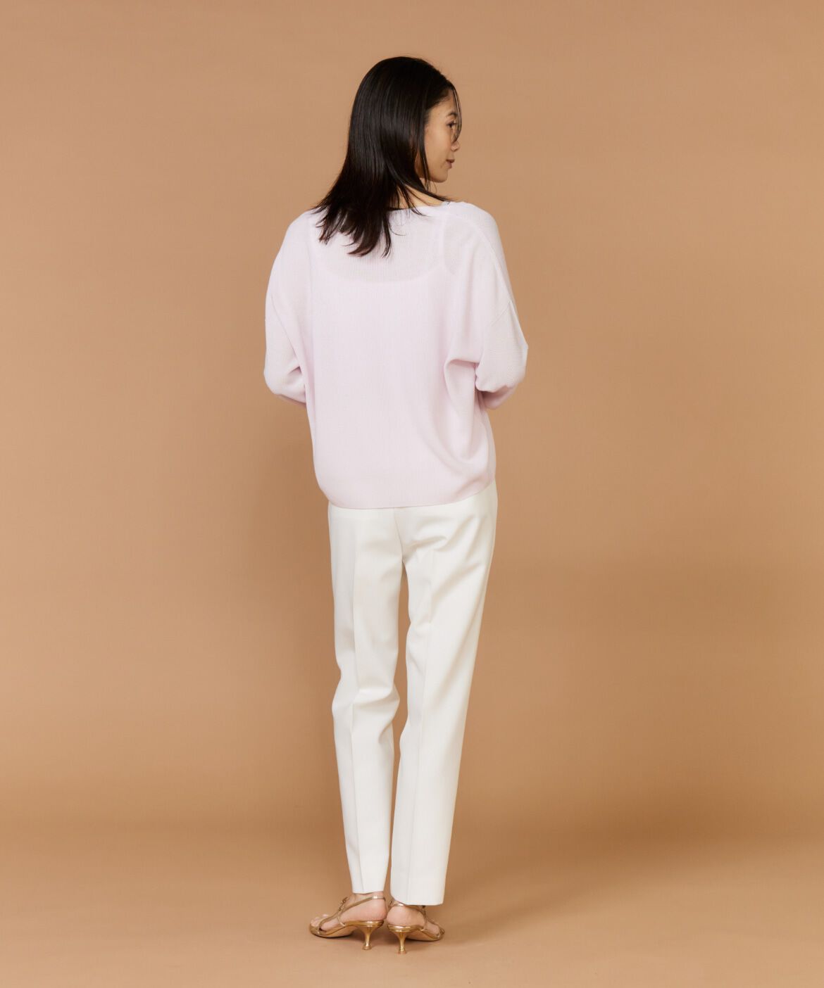 INED「《大きいサイズ》テーパードパンツ」|その他|