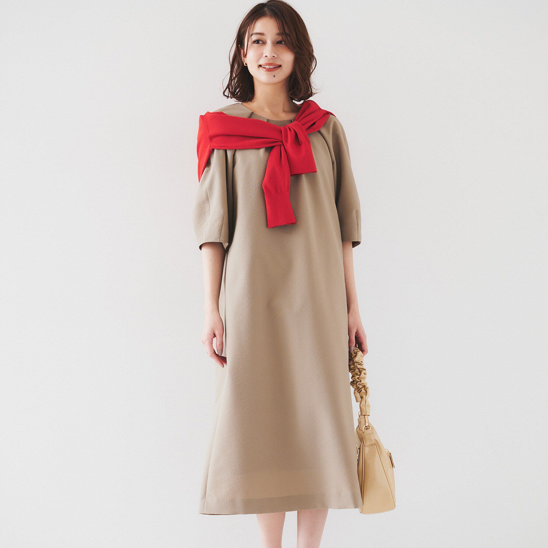 UNTITLED「【ストレッチ/ポケットあり】サッカーワンピース」|ワンピース|