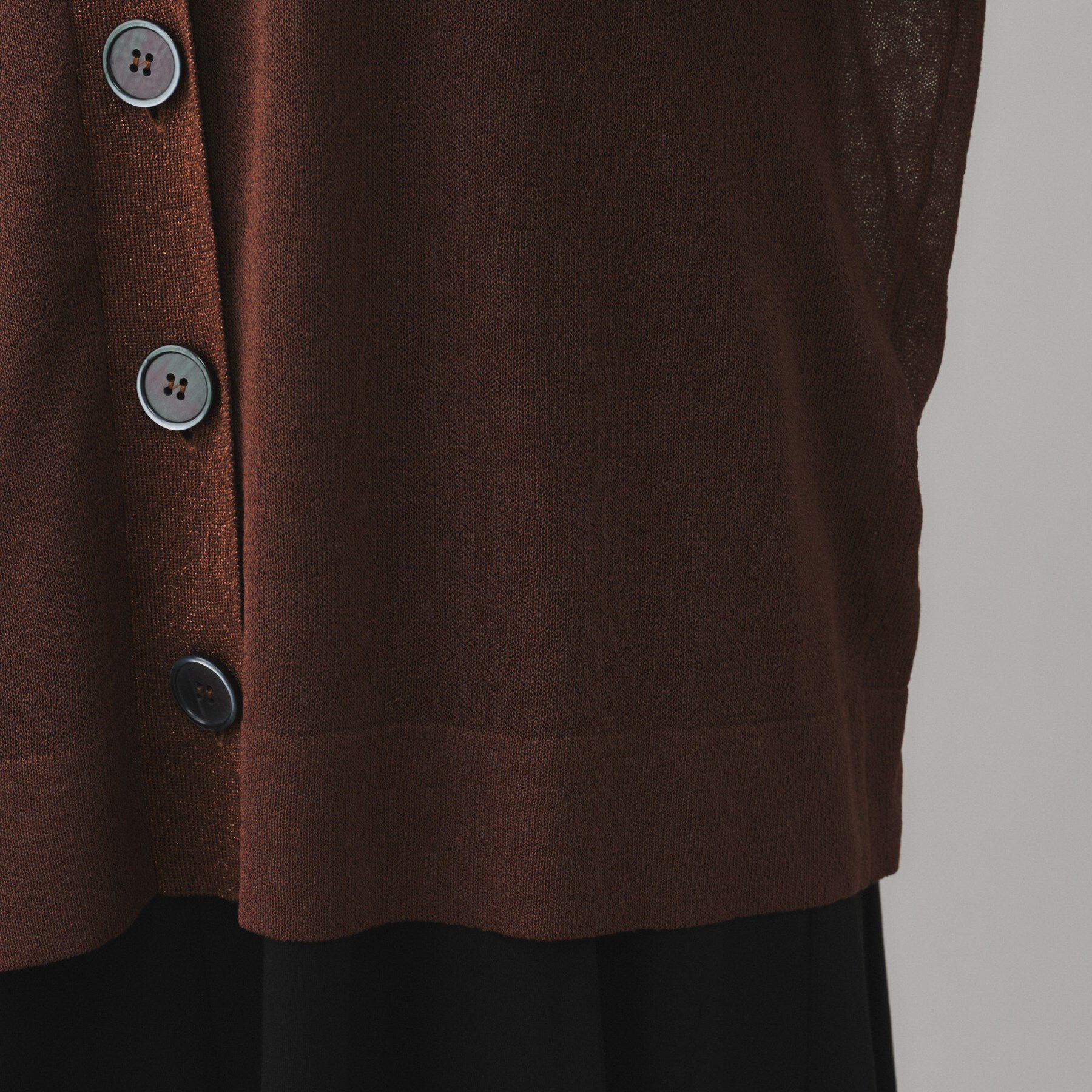 UNTITLED「【TORRAZZO DONNA】シースルーラメカーディガン」|カーディガン|