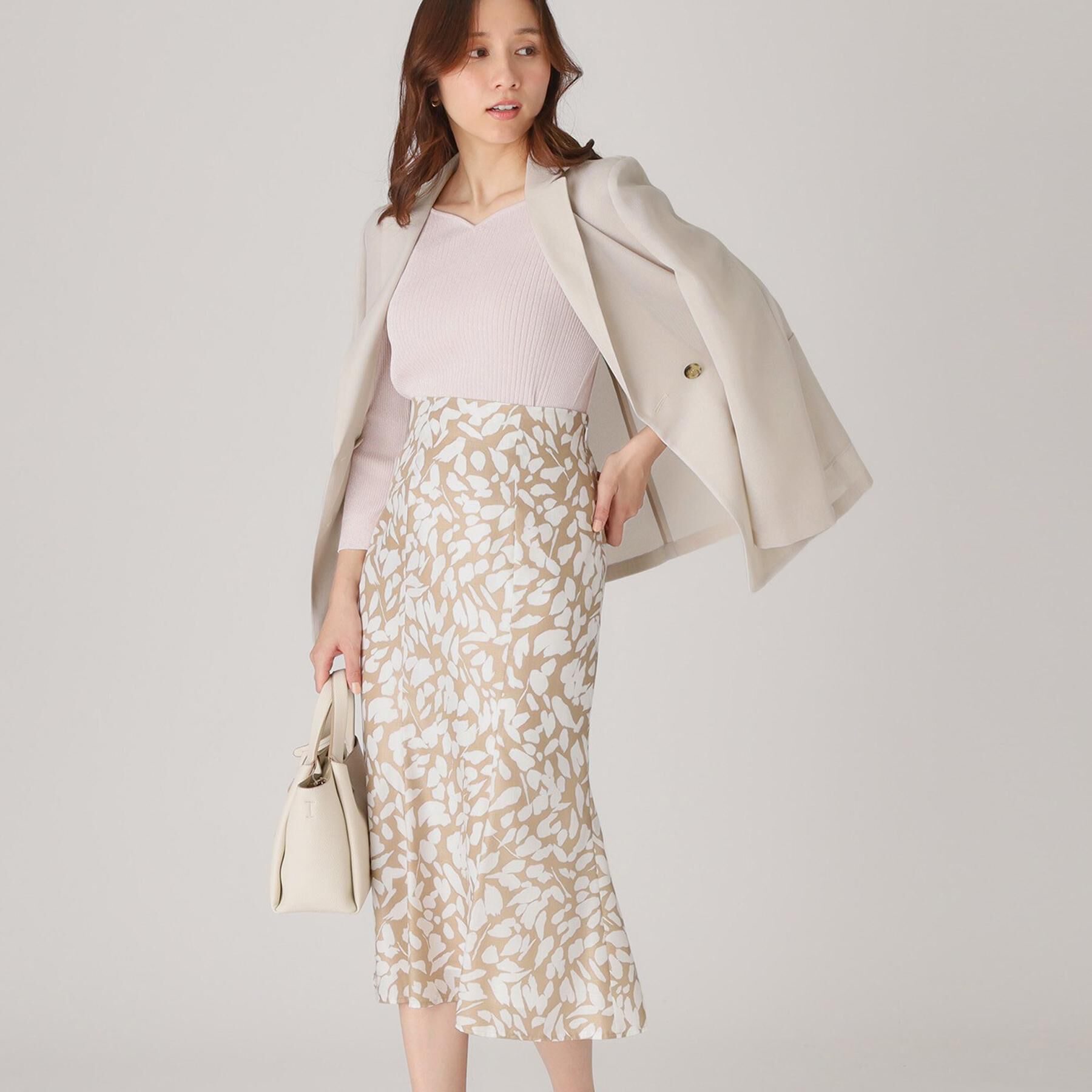 COUP DE CHANCE「【洗える／日本製／ウエスト一部ゴム】マーメイドスカート」|スカート|