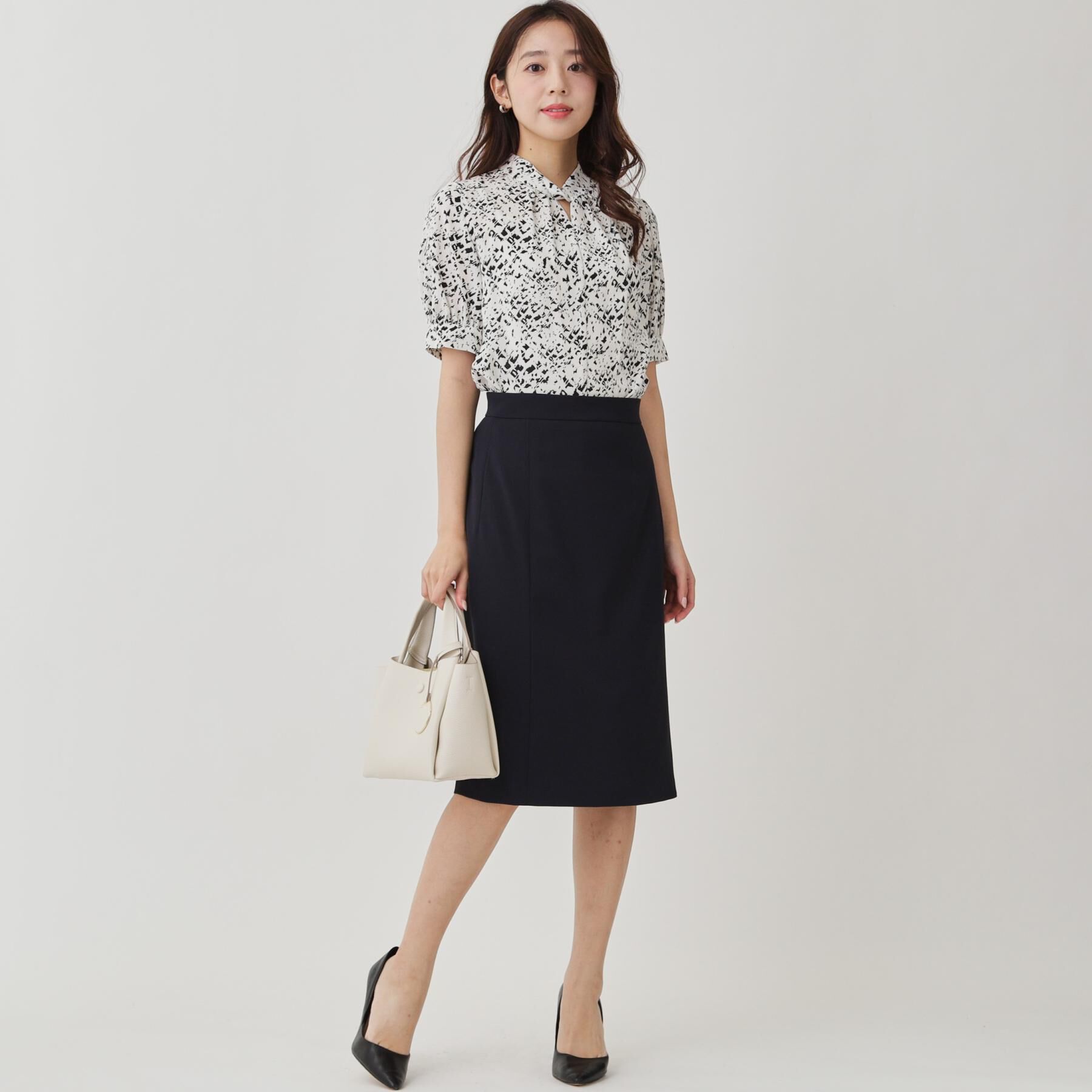 COUP DE CHANCE「【手洗い可／日本製】パフスリーブブラウス」|シャツ・ブラウス|