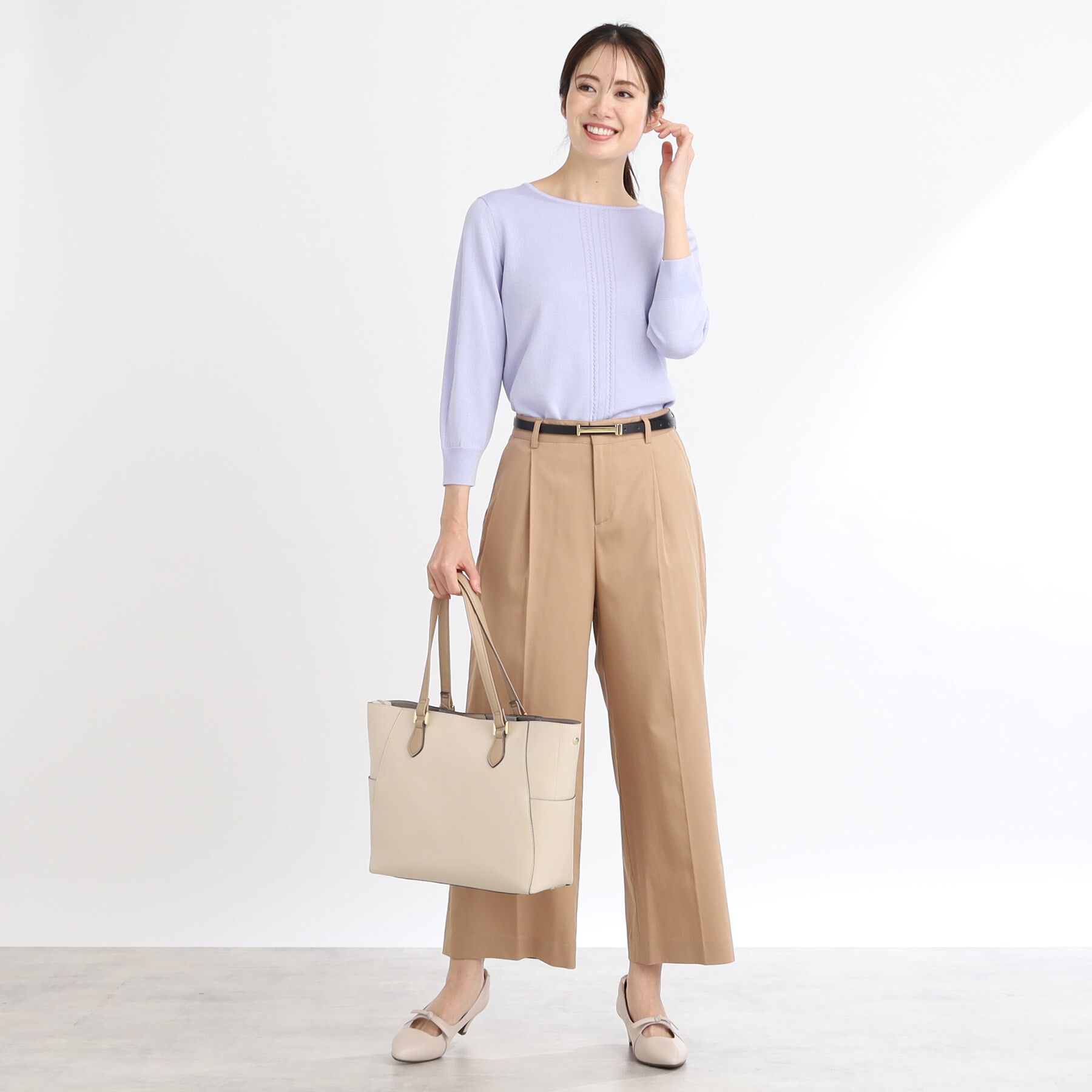 Reflect「【手洗い可】ワイドストレートパンツ」|その他|