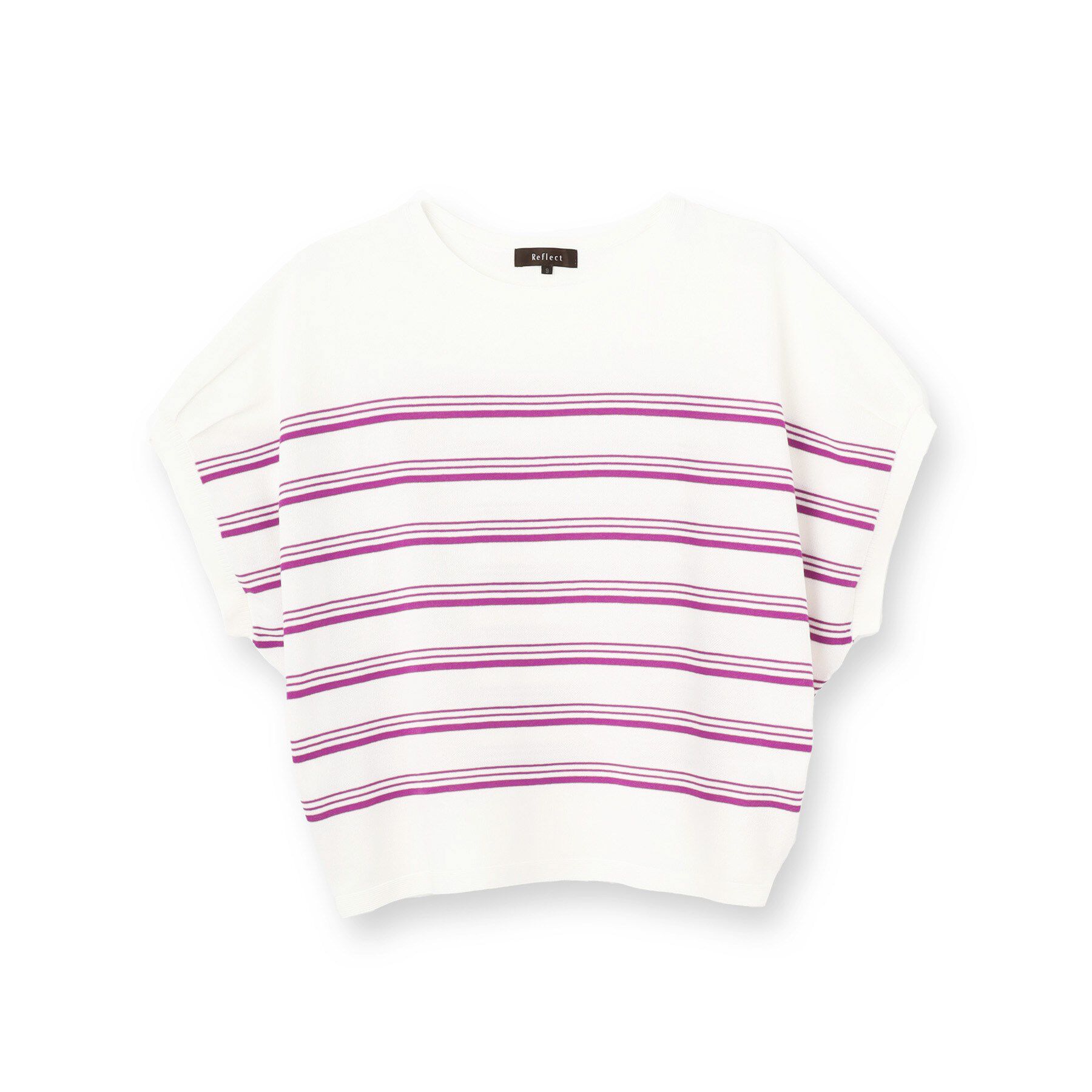 Reflect「【WEB先行カラーあり／手洗い可】スレッドボーダーニット」|ニット・セーター|