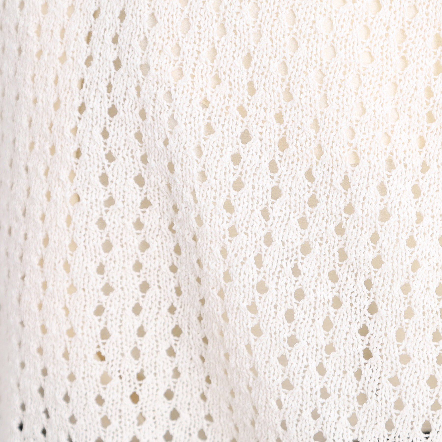 Reflect「【手洗い可】メッシュニットベスト」|ニット・セーター|