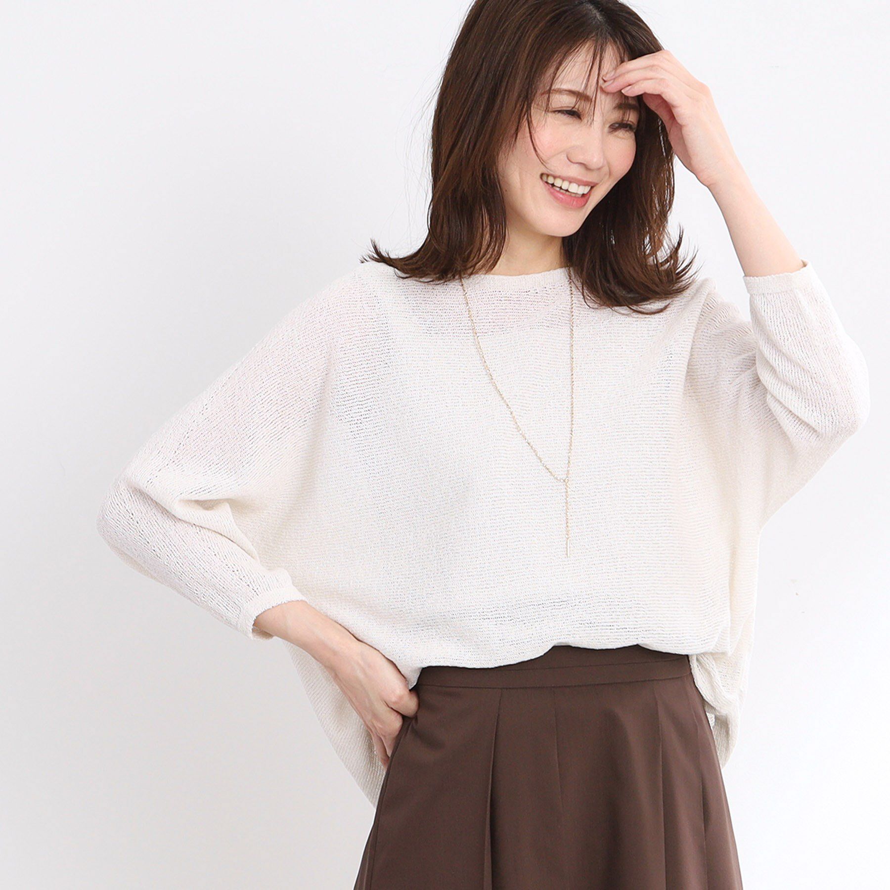 Reflect「【手洗い可】ドライタッチホールガーメント（R）ニット」|ニット・セーター|