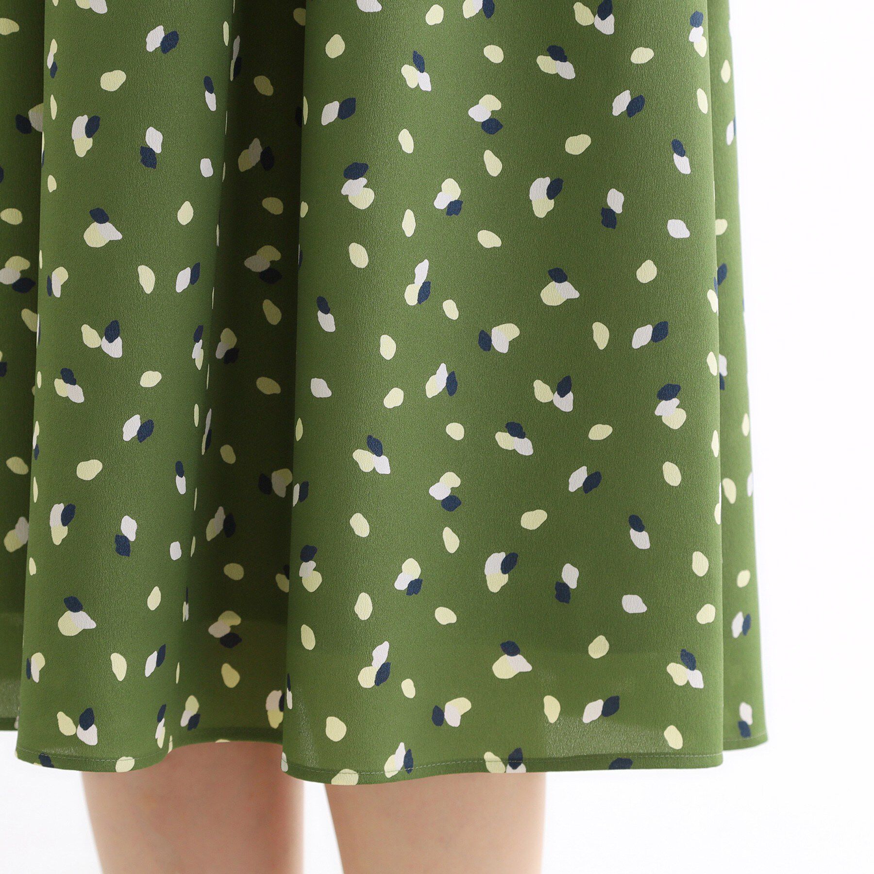 Reflect「【セレモニー／通勤／おでかけに◎】フラワープリントボウタイワンピース」|ワンピース|