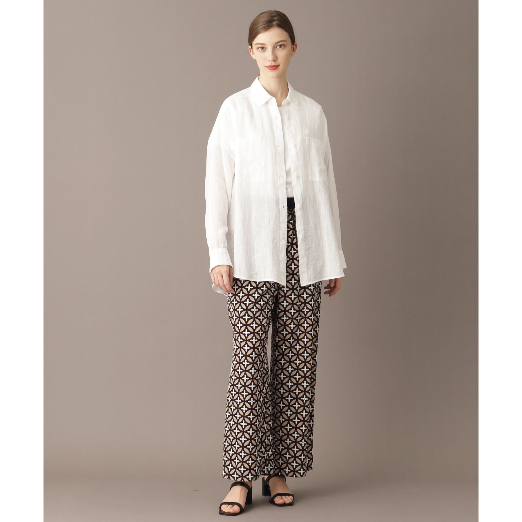 DRESSTERIOR「【人気定番/ラミー100％】ガーメントダイラミーシャツ」|シャツ・ブラウス|