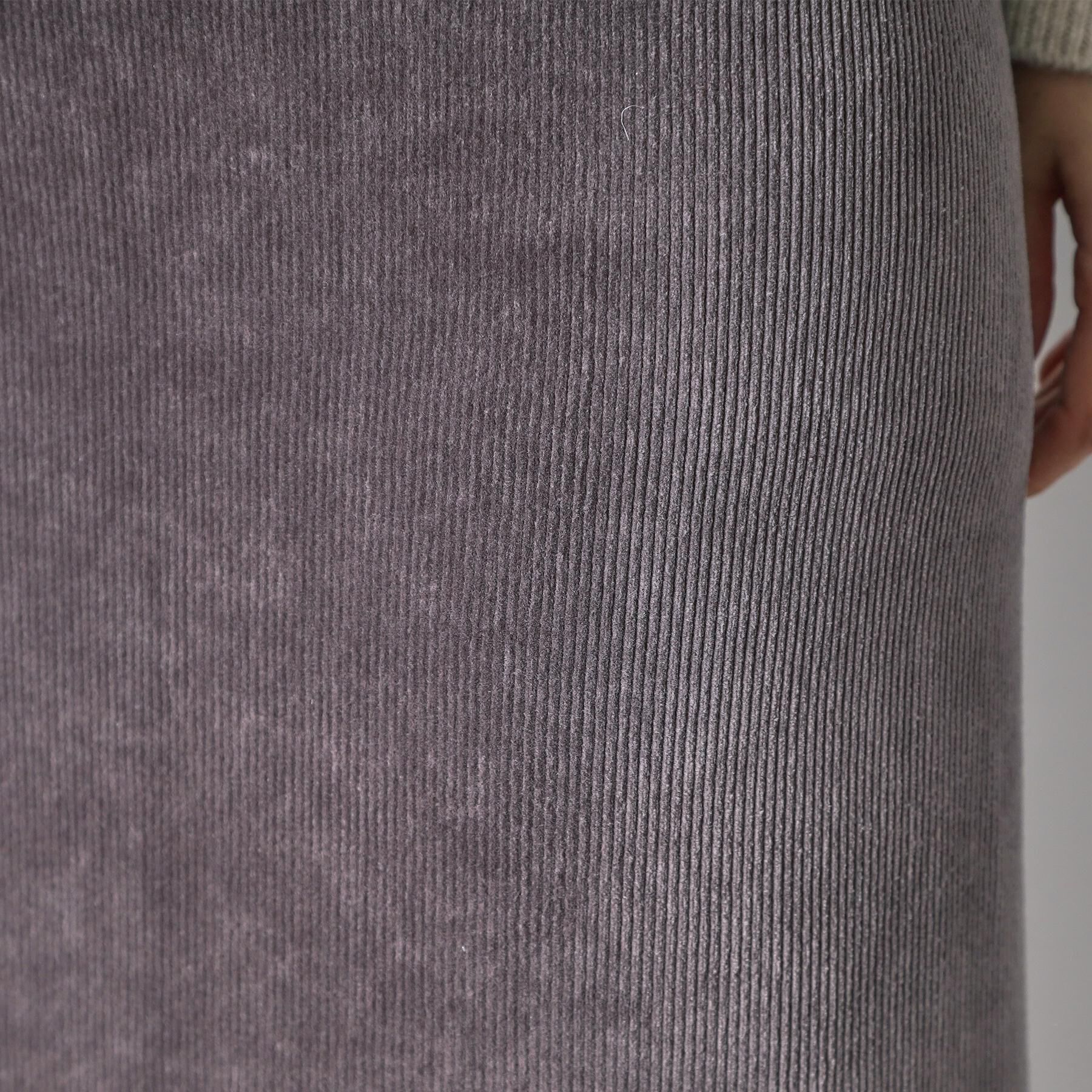 DRESSTERIOR「コーデュロイジャージタイトスカート」|スカート|