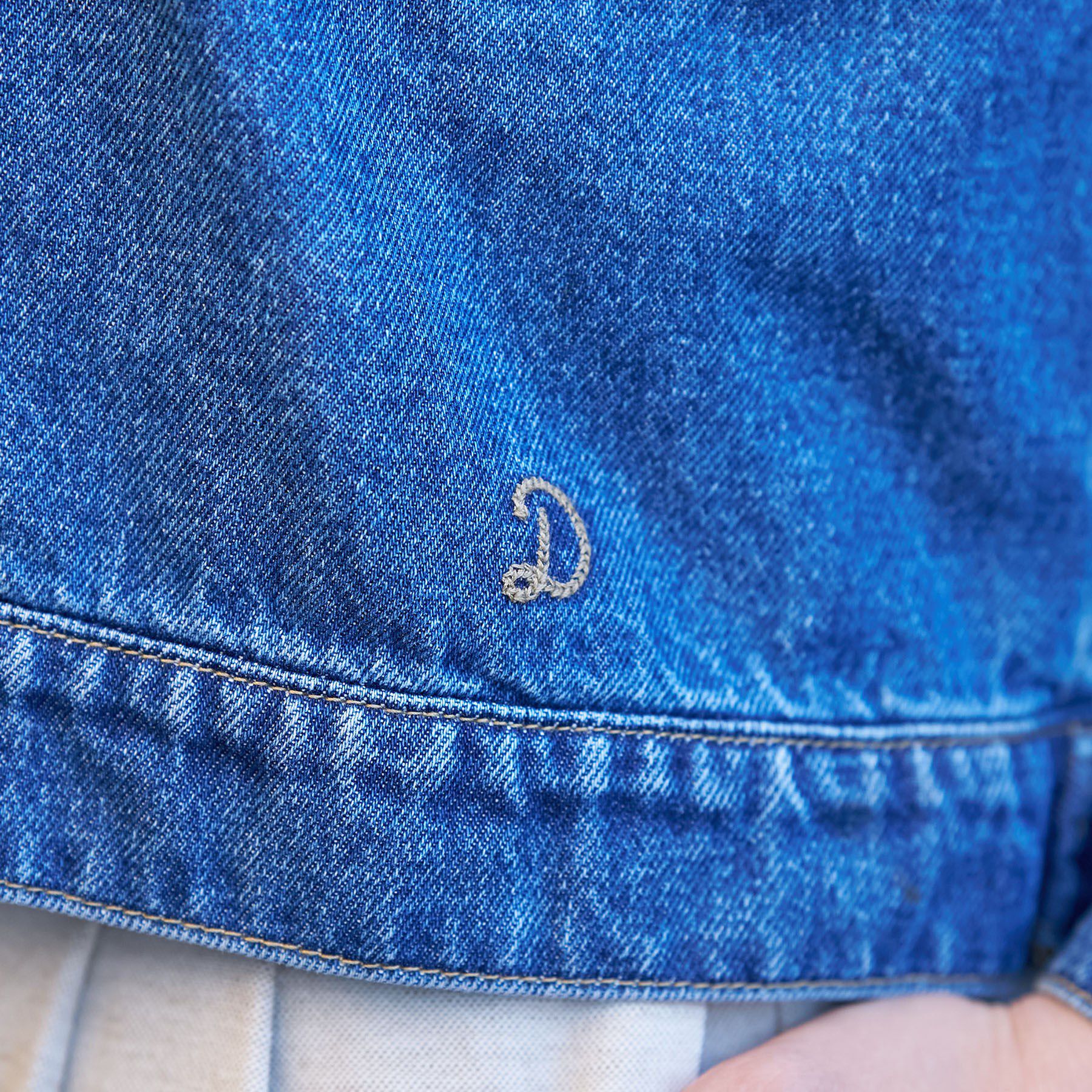 DRESSTERIOR「ヴィンテージバンドカラーGジャン」|デニムジャケット|