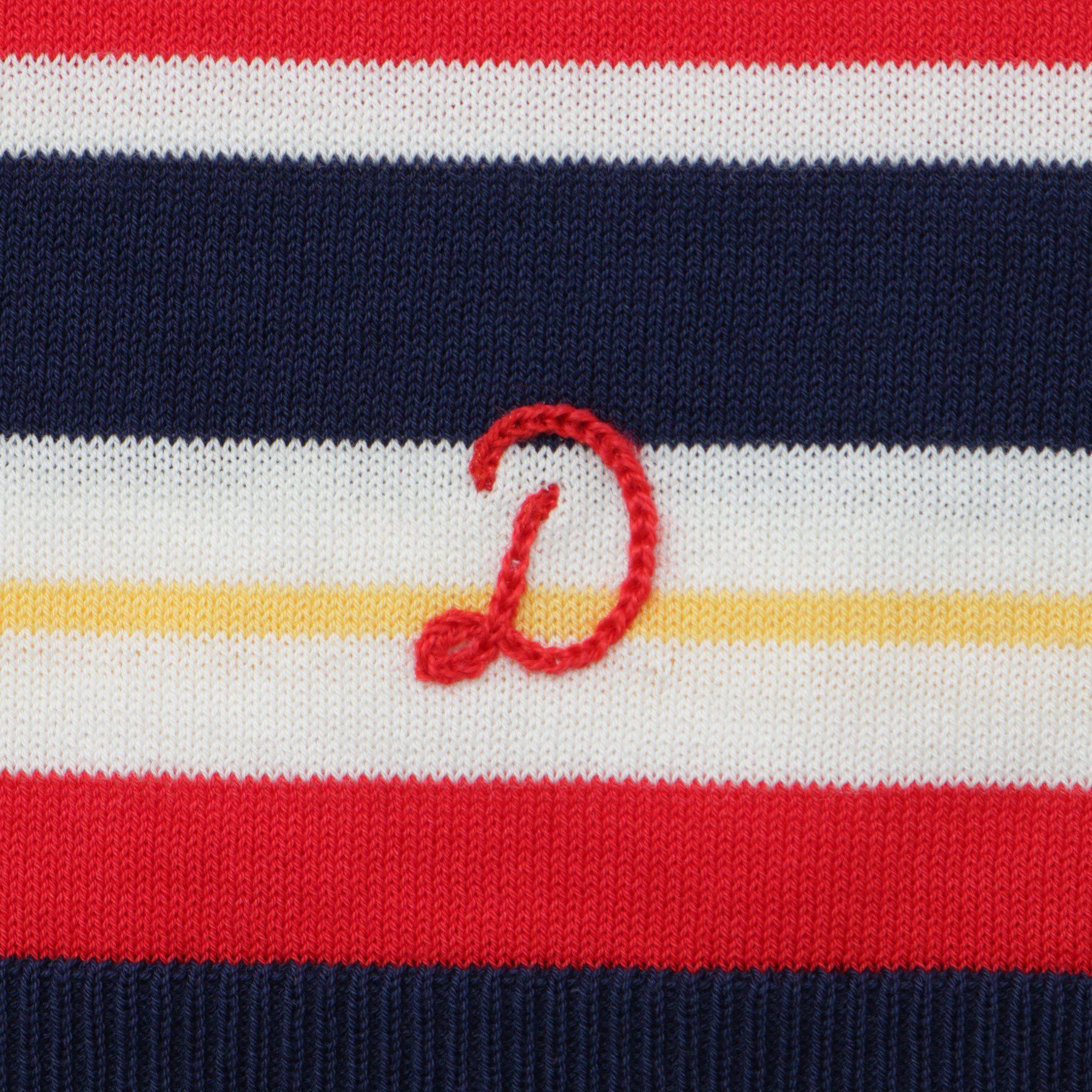 DRESSTERIOR「コットンシルク マルチボーダーニット」|ニット・セーター|