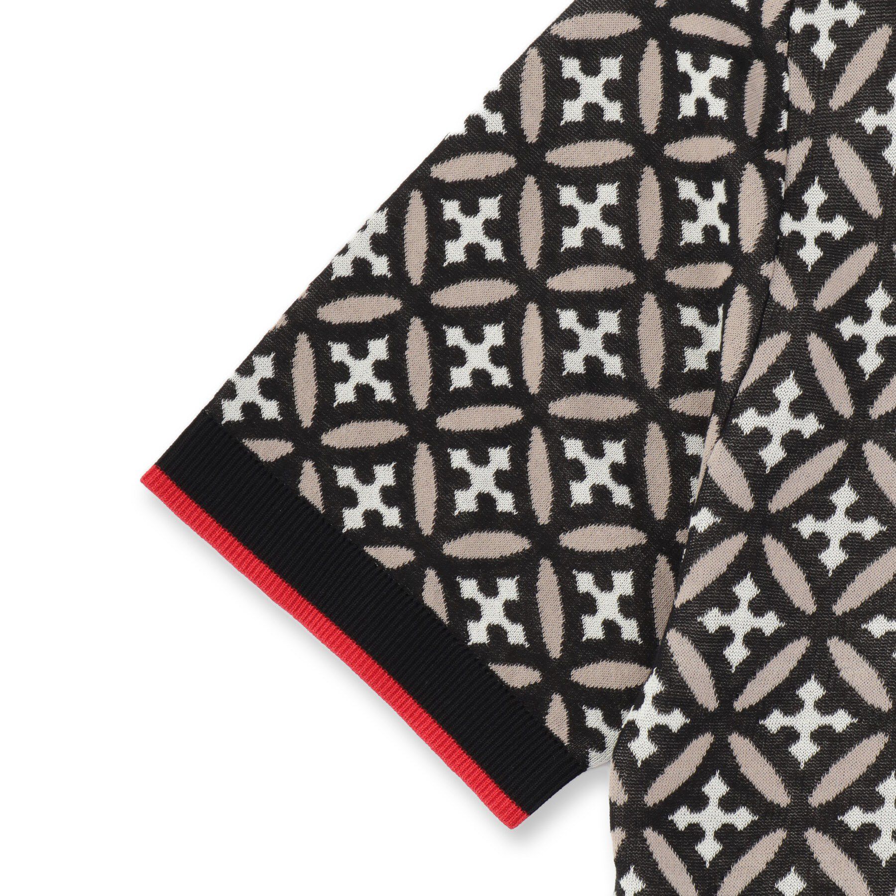 DRESSTERIOR「オーバーラップサークル ニットシャツ」|ニット・セーター|