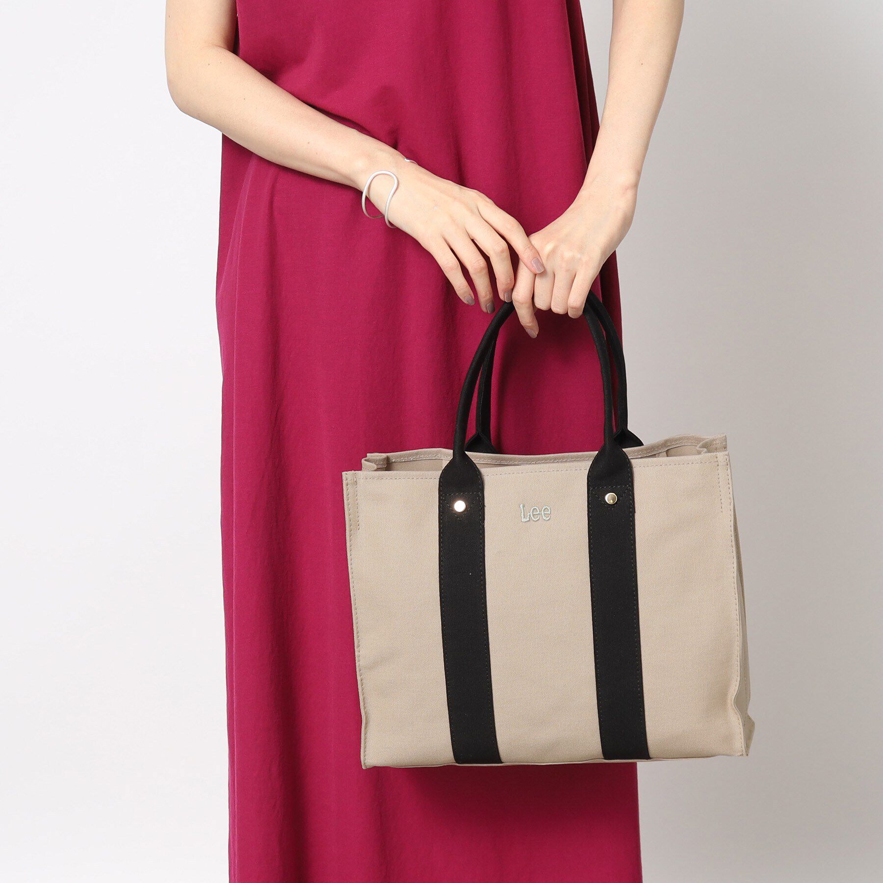 grove「【Lee別注】スクエアA4 2WAYトート【A4サイズ収納可】」|トートバッグ|