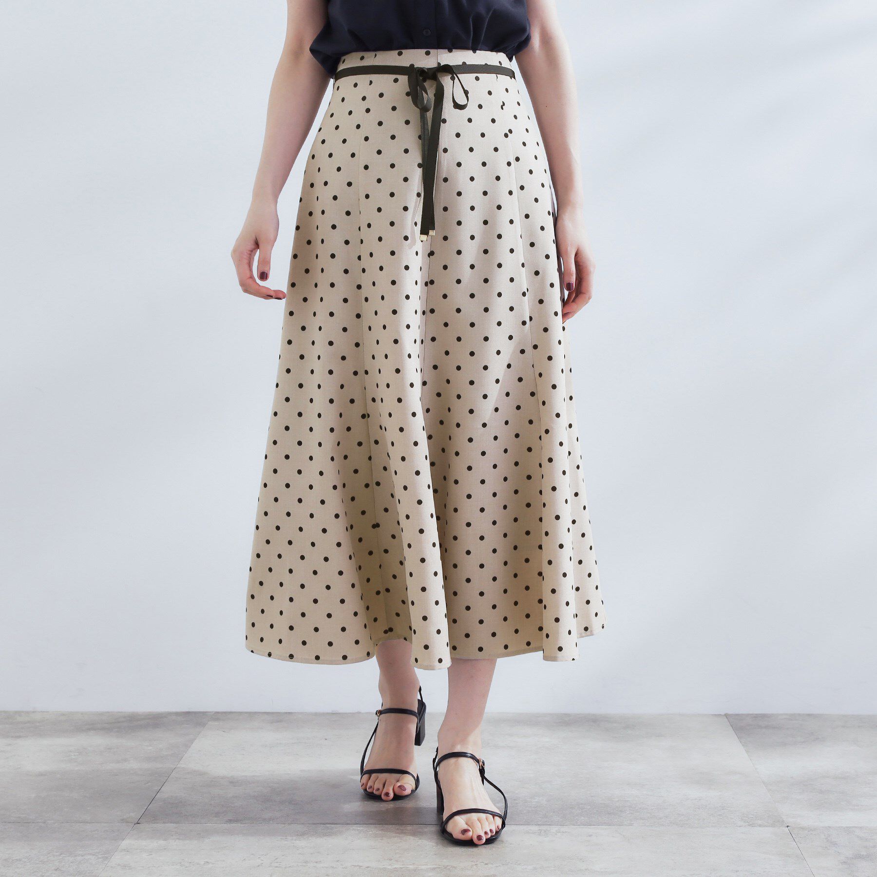 grove「ドットで華やぐ　軽やかマーメイドスカート」|スカート|