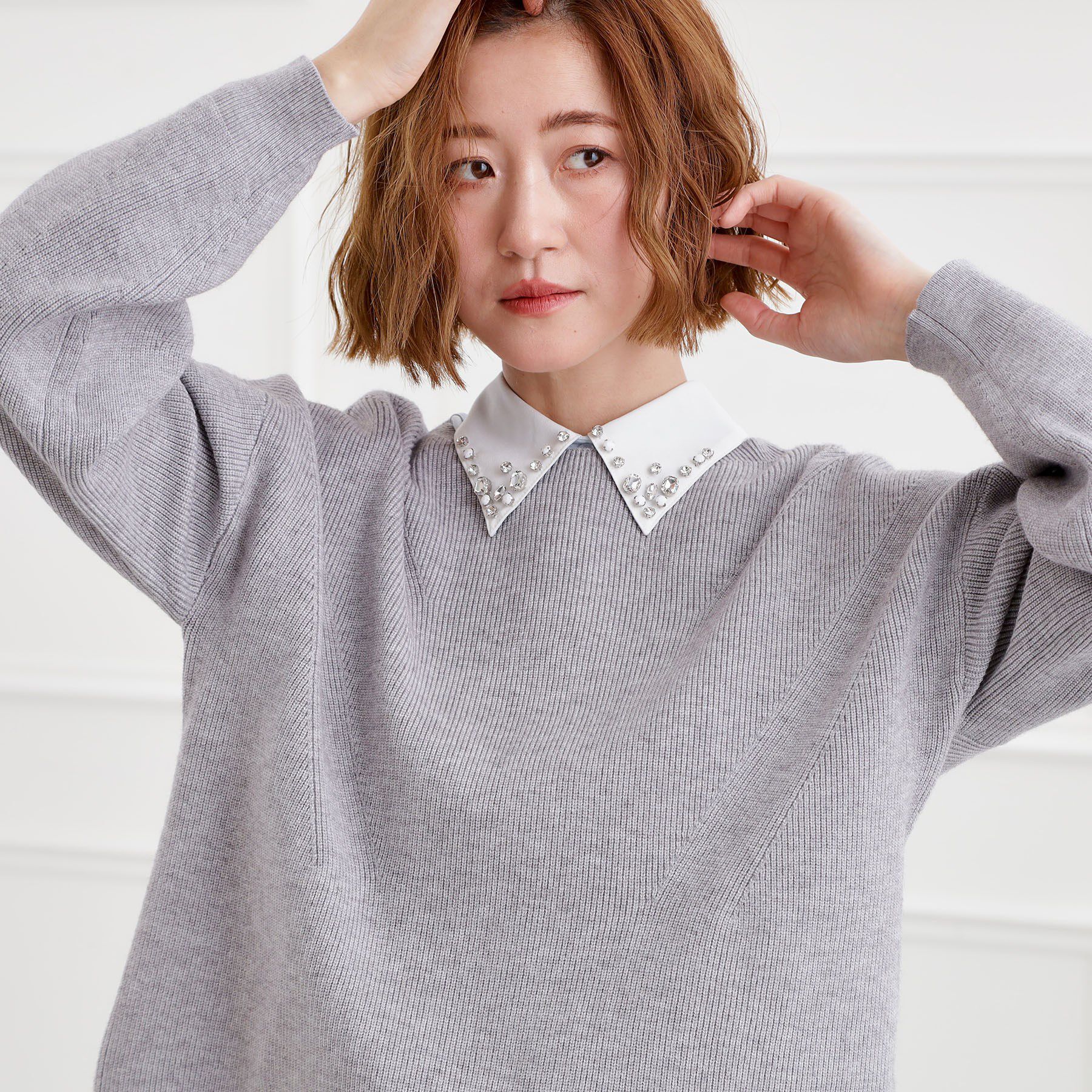 grove「毎日着たくなる、もちもち畦編みニット」|ニット・セーター|