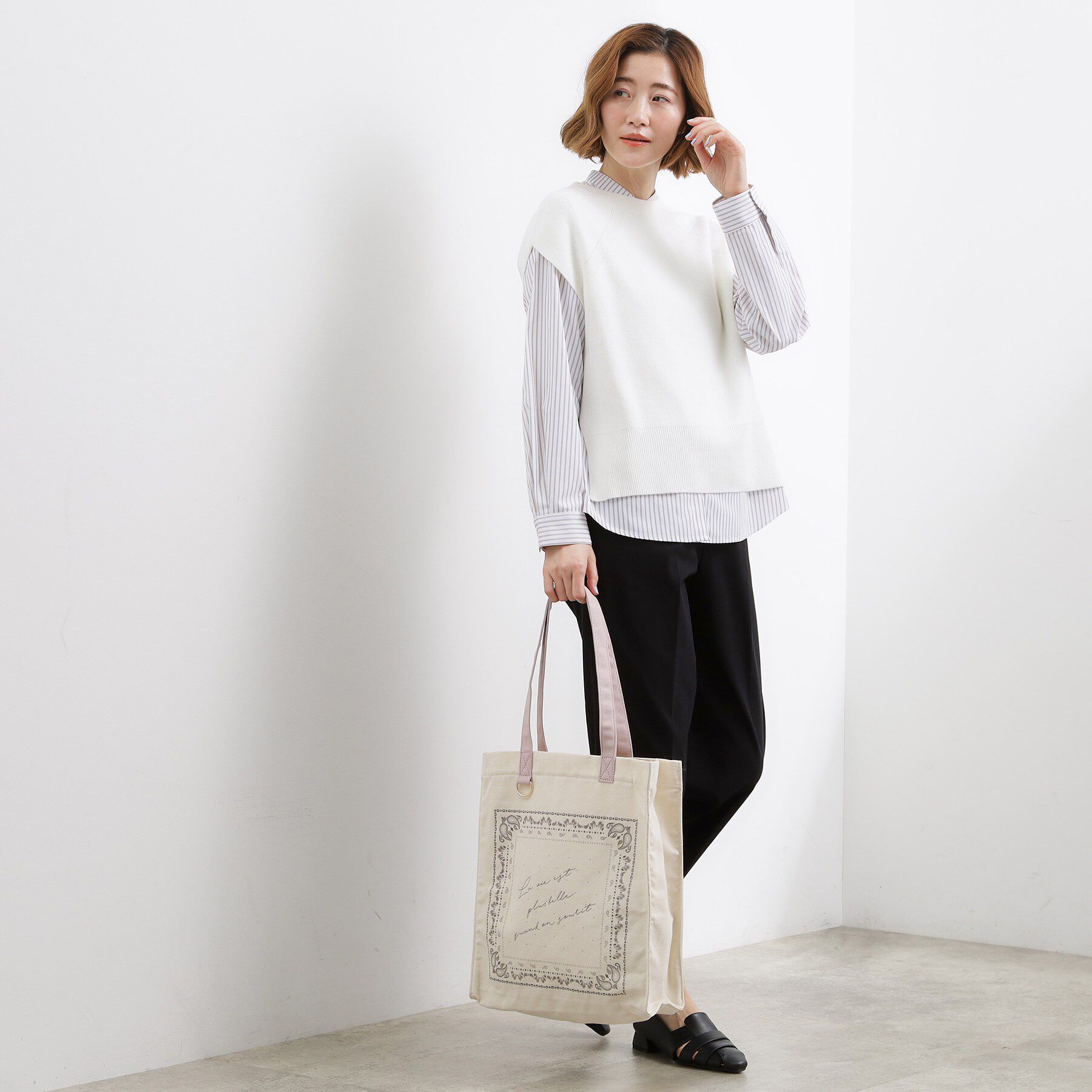 grove「【A4】多機能バンダナプリントトート」|トートバッグ|