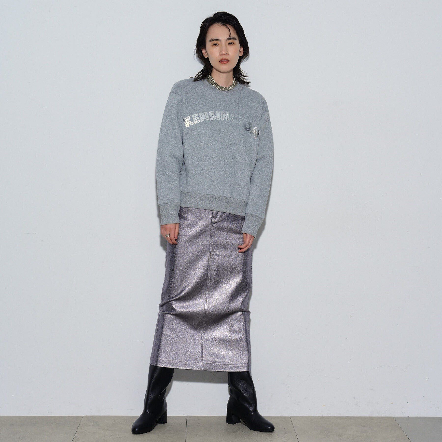 GALLEST「ロゴ裏毛トップス」|パーカー|