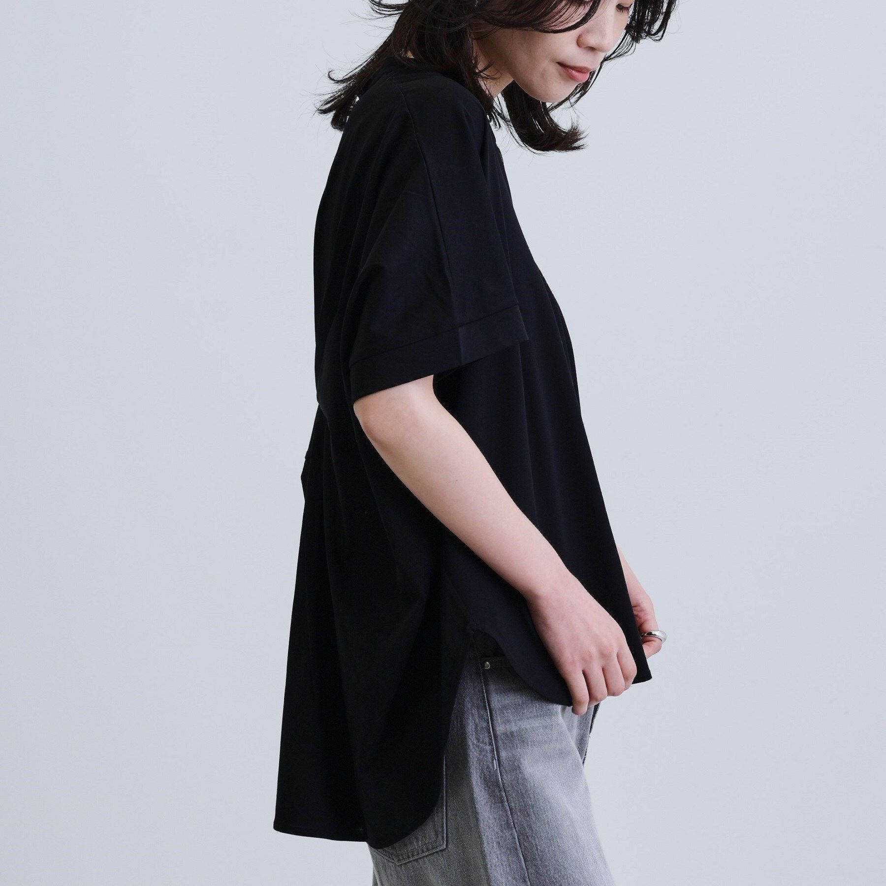 GALLEST「ギャザーポンチョカットソー」|Tシャツ・カットソー|