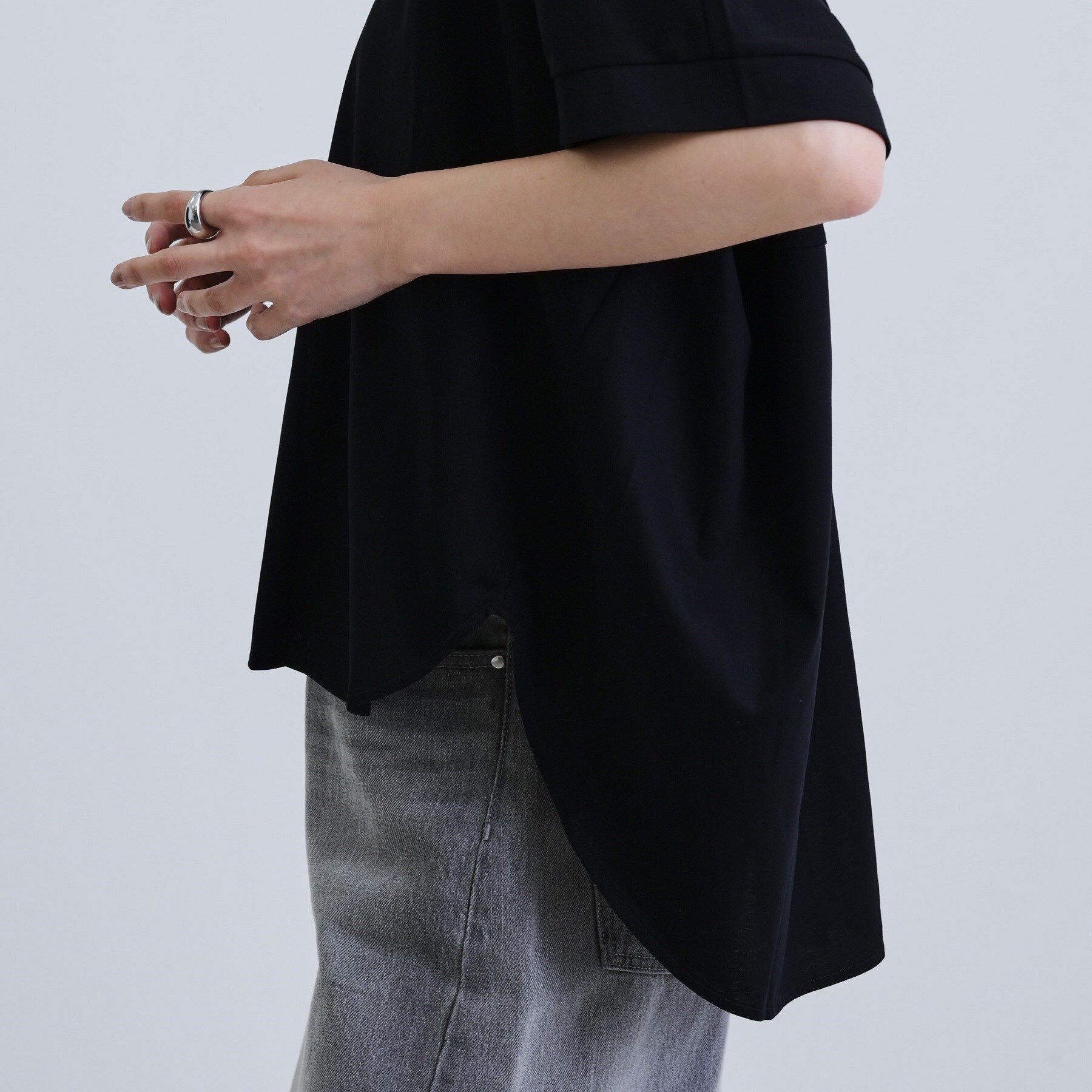 GALLEST「ギャザーポンチョカットソー」|Tシャツ・カットソー|