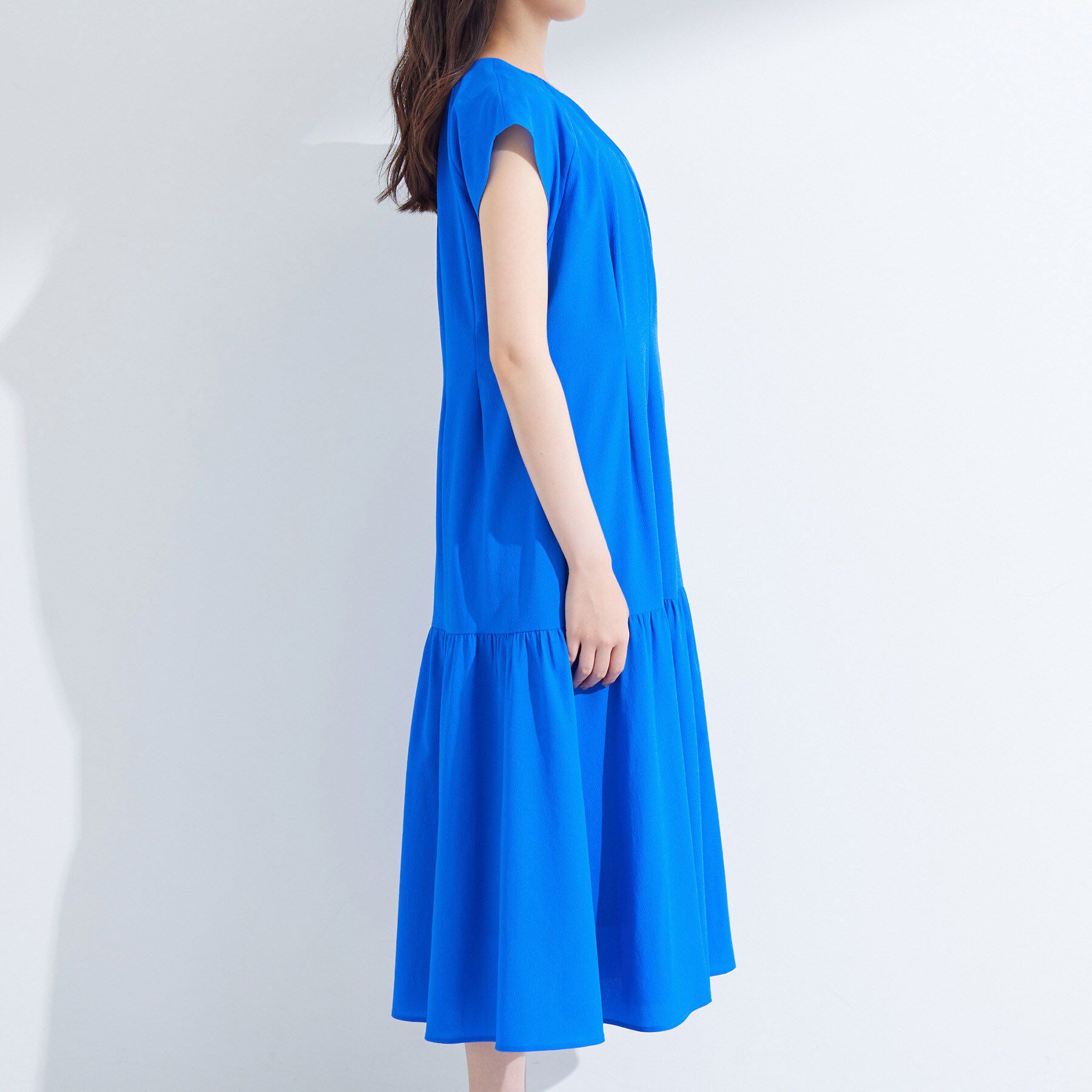 INDIVI「【1枚でコーデ完成！】タックワンピース」|ワンピース|