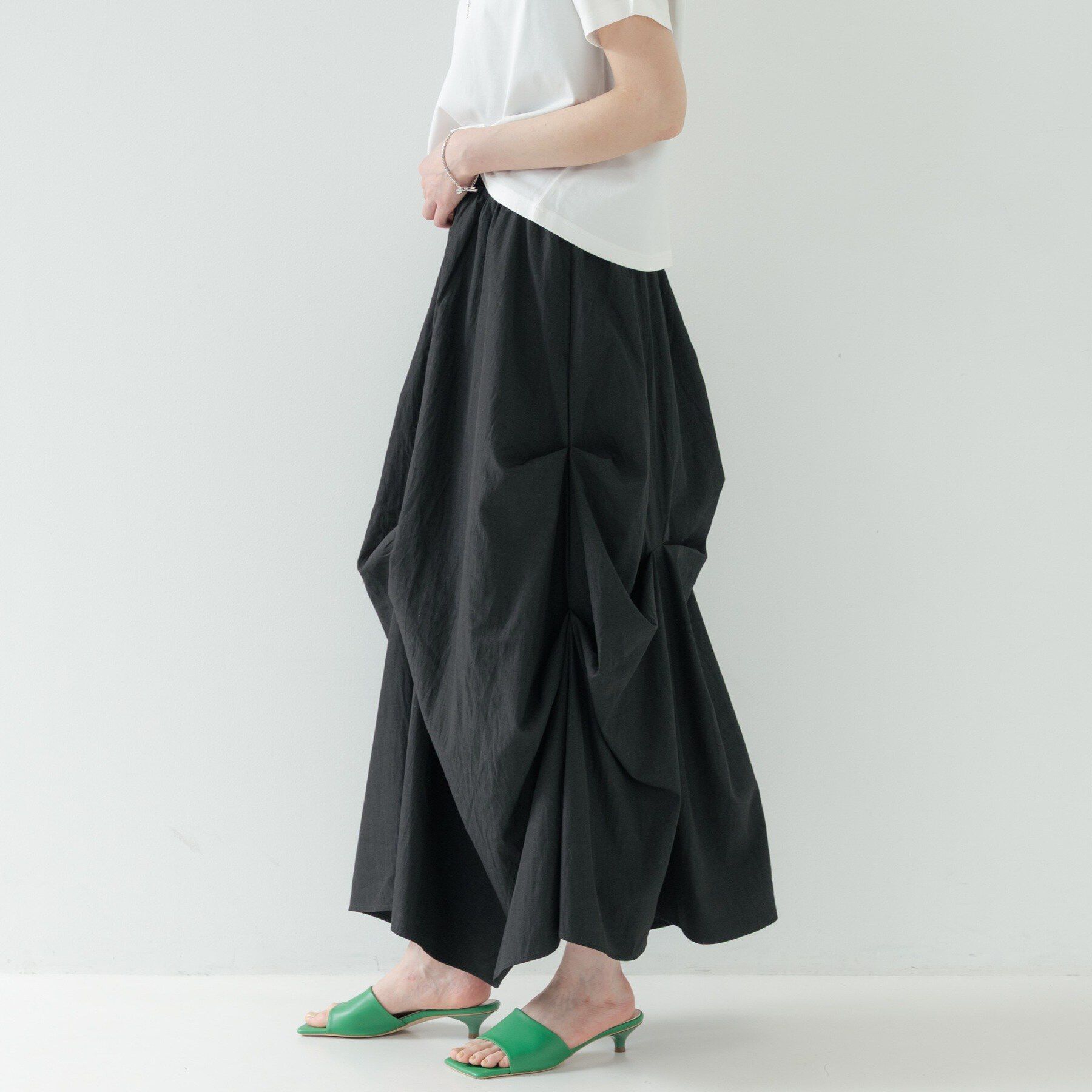 GALLEST「ランダムタックスカート」|スカート|