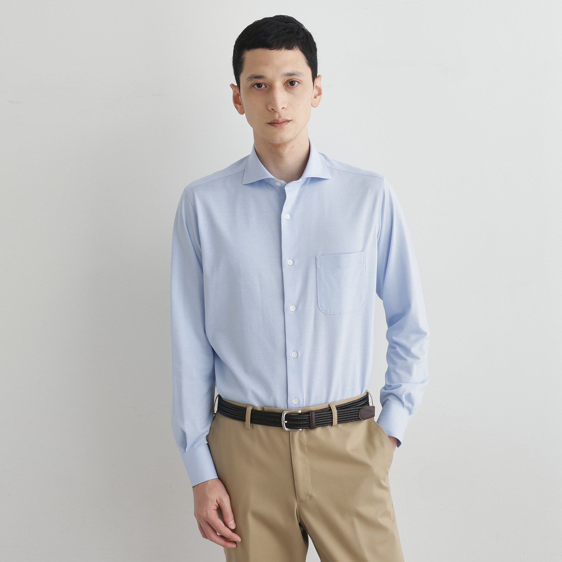 TAKEO KIKUCHI「クールマックス コンパクトジャージ シャツ」|シャツ・ブラウス|