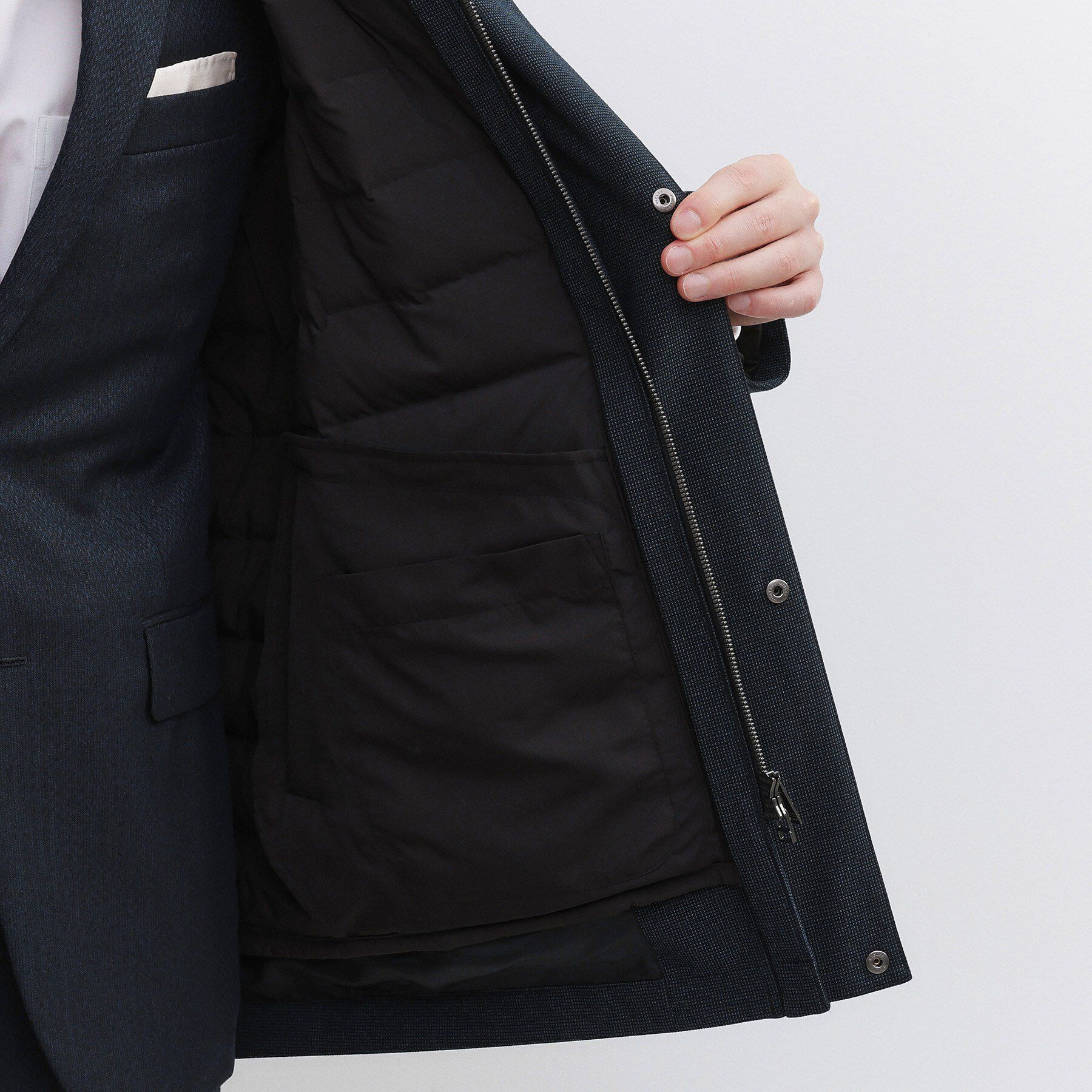 TAKEO KIKUCHI「【3WAY】ドビー ダウンライナー付ブルゾン」|ブルゾン・スタジャン|