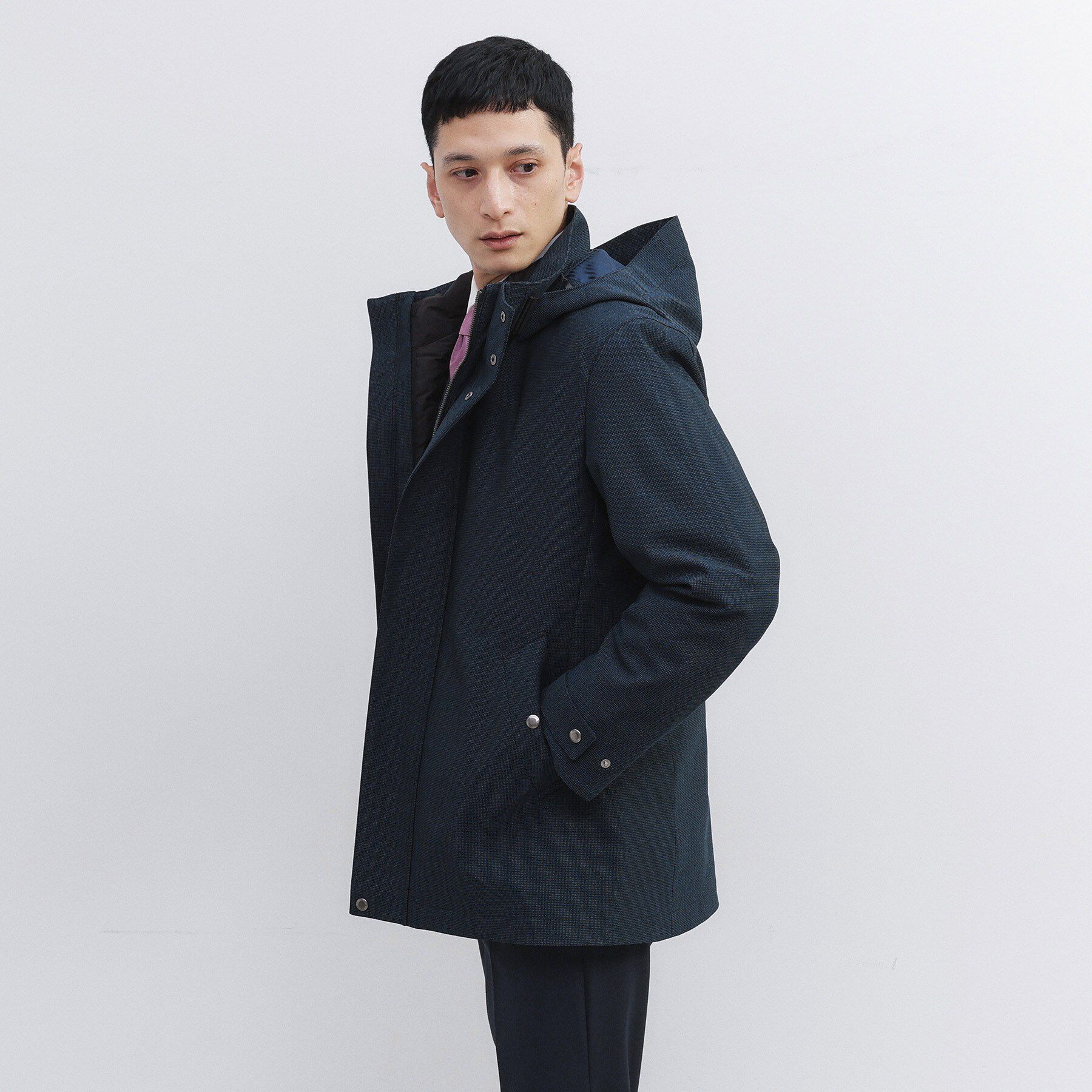 TAKEO KIKUCHI「【3WAY】ドビー ダウンライナー付ブルゾン」|ブルゾン・スタジャン|