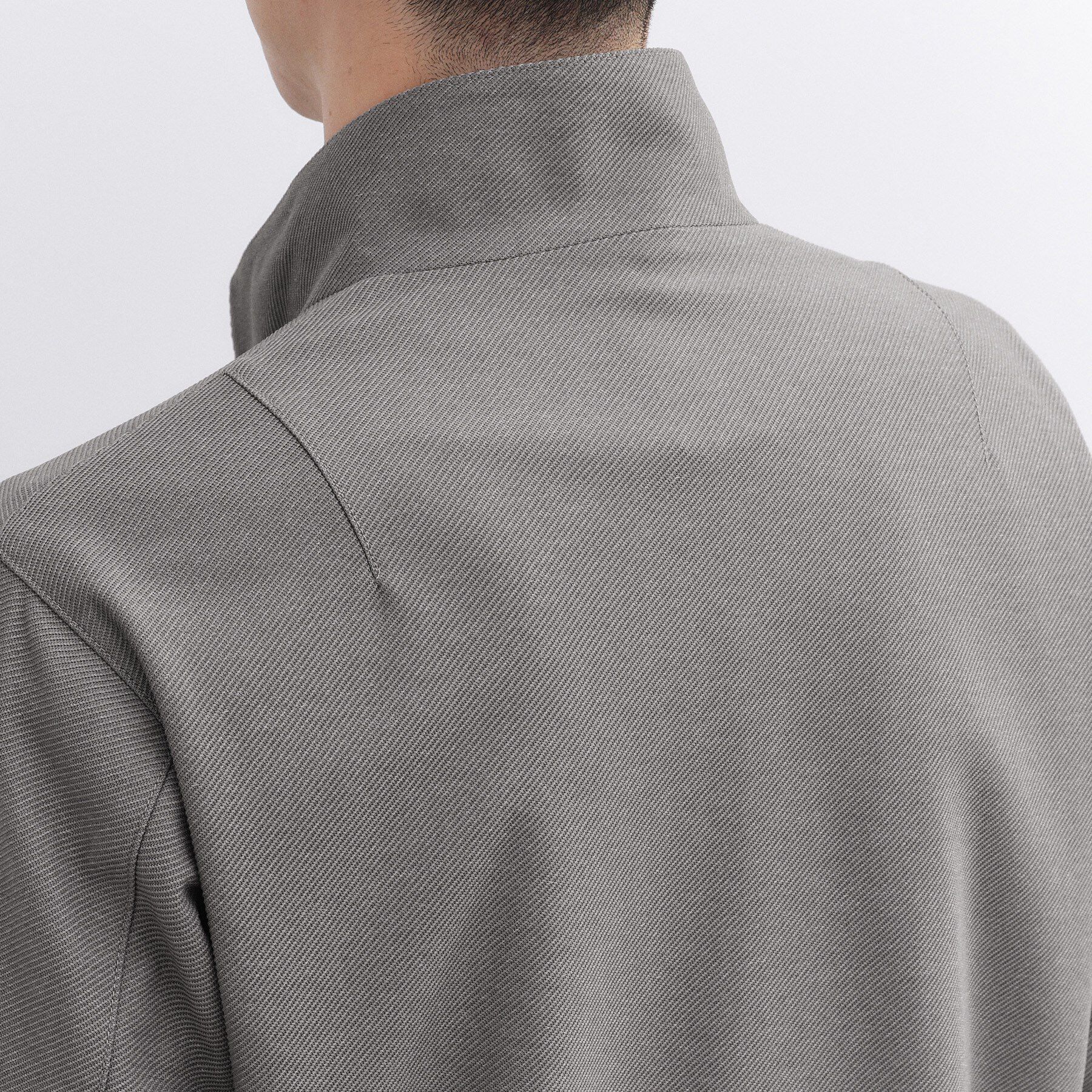 TAKEO KIKUCHI「ツイルジャージー イタリアンカラージャケット」|ブルゾン・スタジャン|